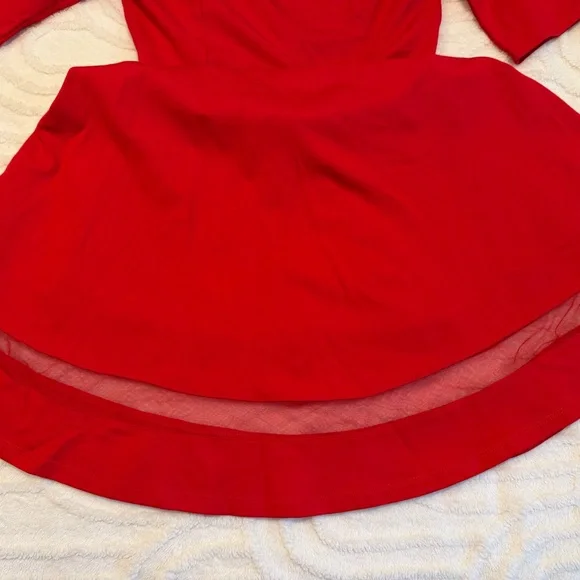 Lulu's Vibrant Red Midi Dress - Picture 3 of 5